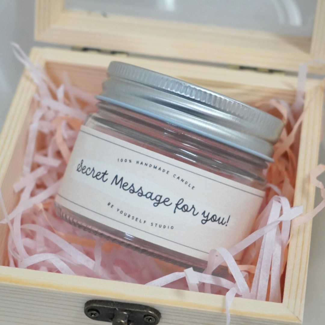 【工作坊】珠珠粒隱藏信息蠟燭