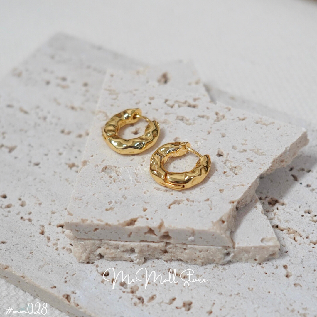 【#MM028】Croissant Hoop Earrings