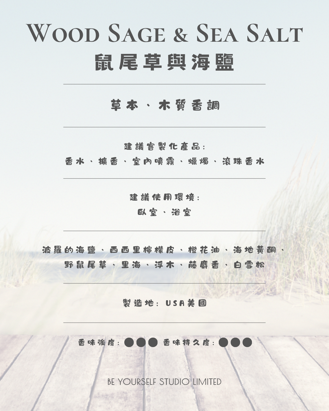 【香氣篇】Wood Sage & Sea Salt - 鼠尾草與海鹽