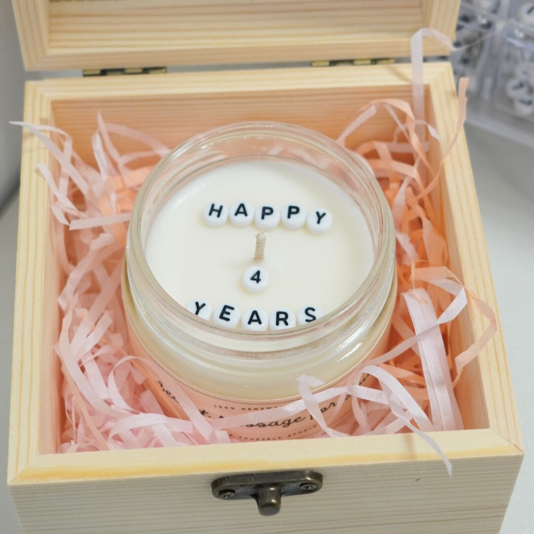 【工作坊】珠珠粒隱藏信息蠟燭