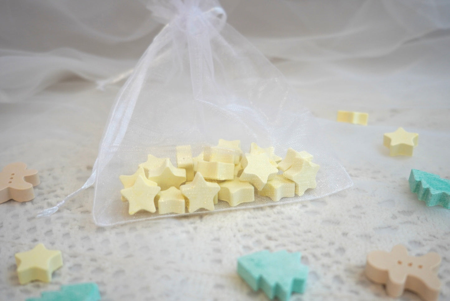 【聖誕系列】聖誕節特別版擴香石包 - 星星版 (附送5mL擴香劑)