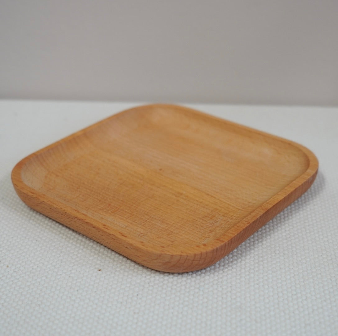 【Wooden Series】Square Wooden Plate
