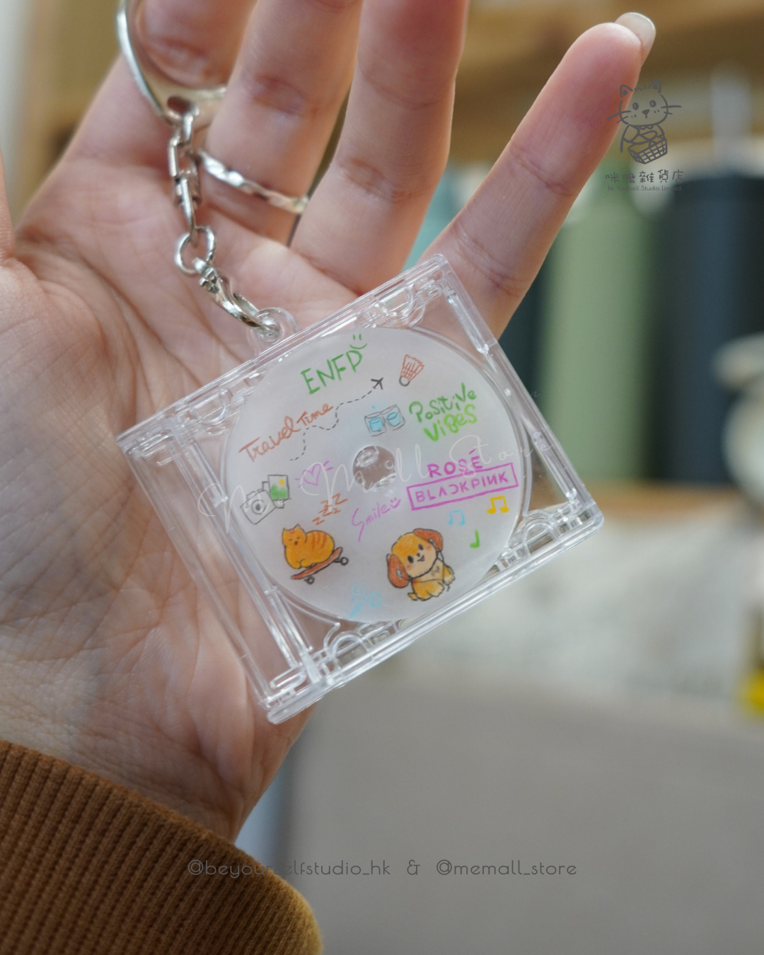 【熱縮片】CD掛飾