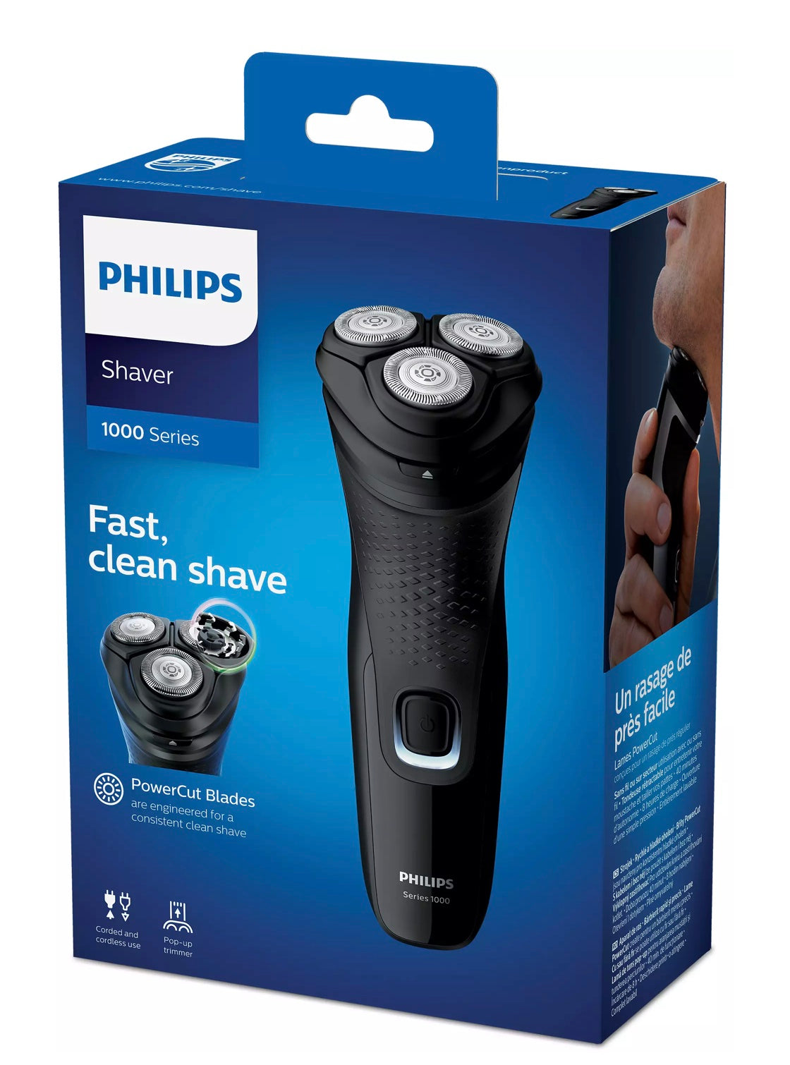 【Philips 飛利浦】S1332/41 1000系列 乾濕兩用電鬚刨  [香港行貨 | 2年保養]