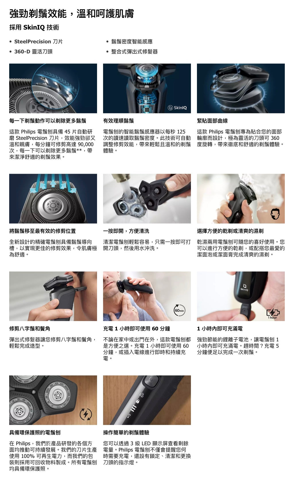 【Philips 飛利浦】S5585/35 5000系列 乾濕兩用電鬚刨 [香港行貨 | 2年保養]