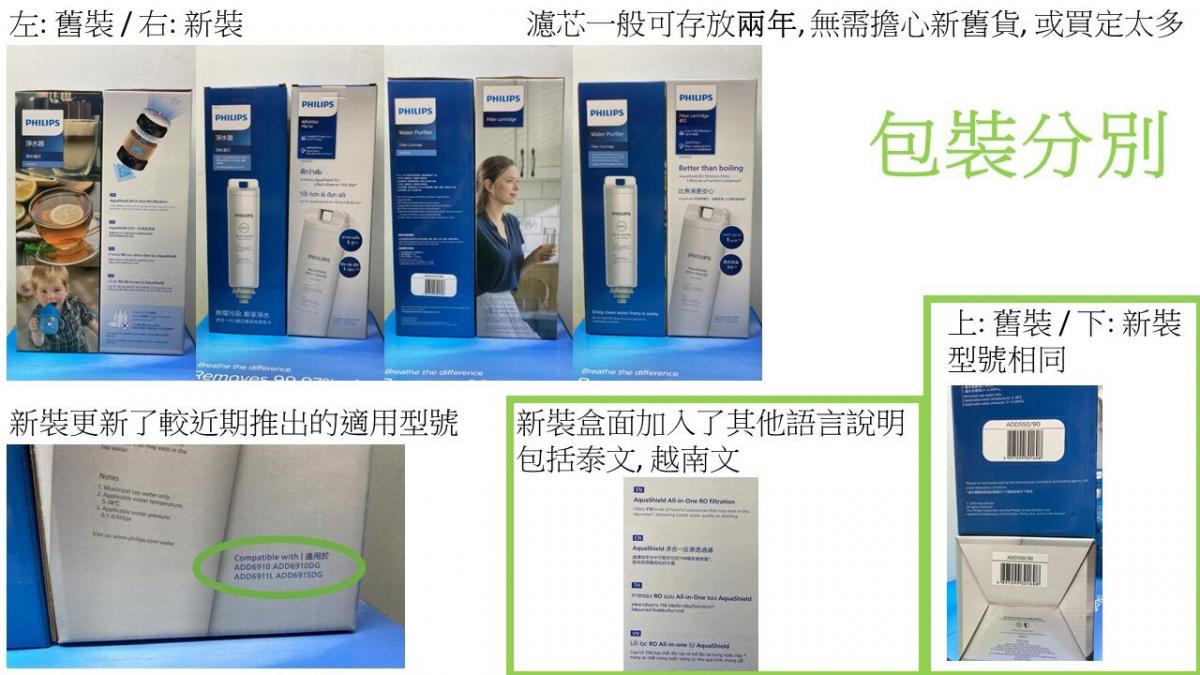 【Philips 飛利浦】ADD550 RO 純淨飲水機濾水芯 (ADD6910專用) (新舊包裝 隨機發貨) [香港行貨]