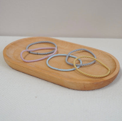 [Wooden Series] Wooden Oval Tray